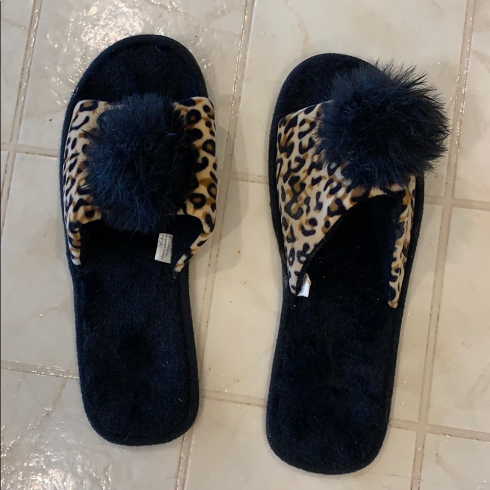 Cheetah slippers